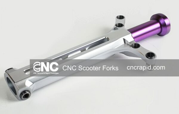 Custom Aluminum CNC Scooter Forks by CNC Rapid