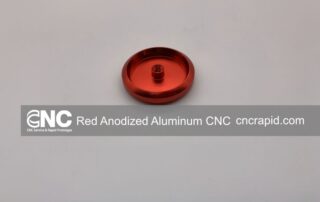 Red Anodized Aluminum CNC Machining Parts by CNC Rapid