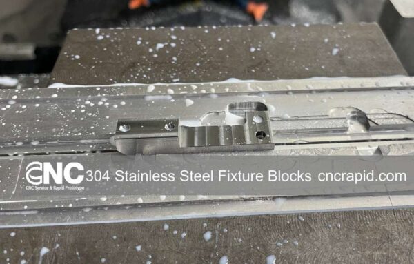 Precision 304 Stainless Steel Fixture Blocks by CNC Rapid