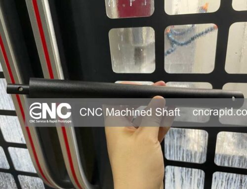 Black Anodized CNC Machined Shaft – Custom Turning Service