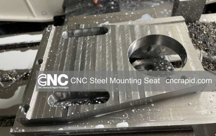 Custom CNC Machined Steel Mounting Seat