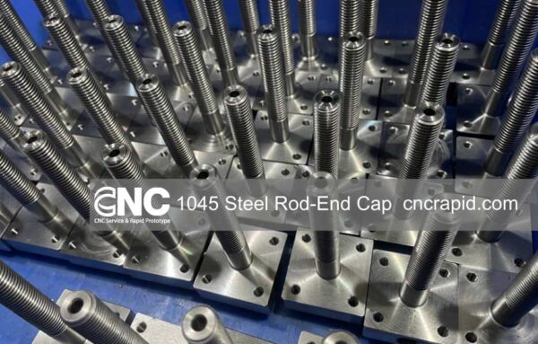 1045 Steel Rod-End Cap CNC Machined Part