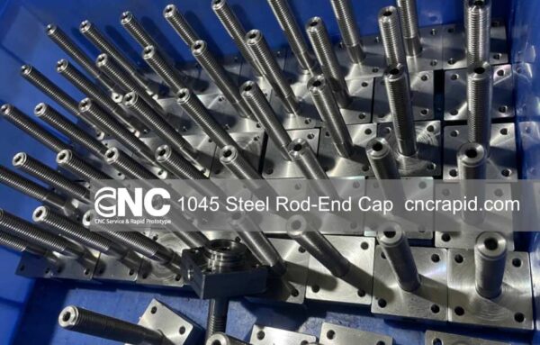 1045 Steel Rod-End Cap CNC Machined Part