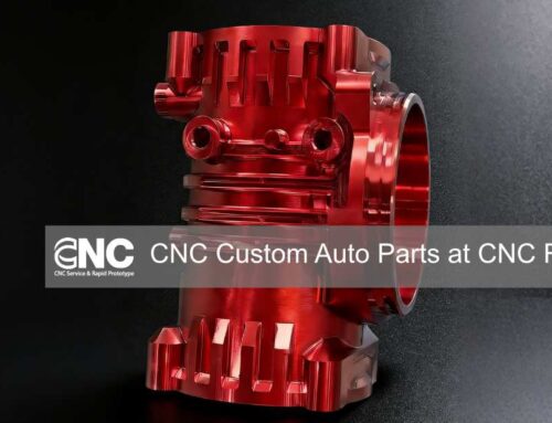 CNC Custom Auto Parts: Red Anodized Aluminum