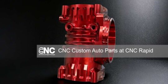 CNC Custom Auto Parts: Red Anodized Aluminum