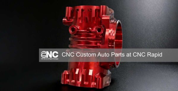 CNC Custom Auto Parts: Red Anodized Aluminum