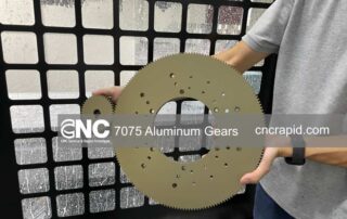 Precision CNC Machined 7075 Aluminum Gears