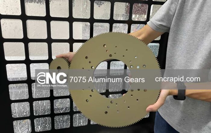 Precision CNC Machined 7075 Aluminum Gears